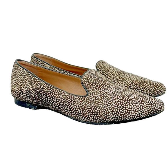 Trask Loafer Shoes Flats Women’s Size 7.5 Brown Farrah Slip-On Leather Brazil - Picture 3 of 14